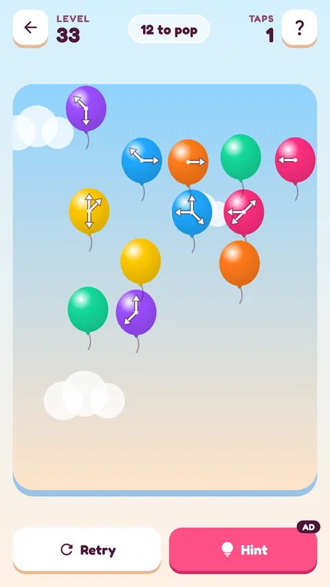 Balloon Domino screenshot 2