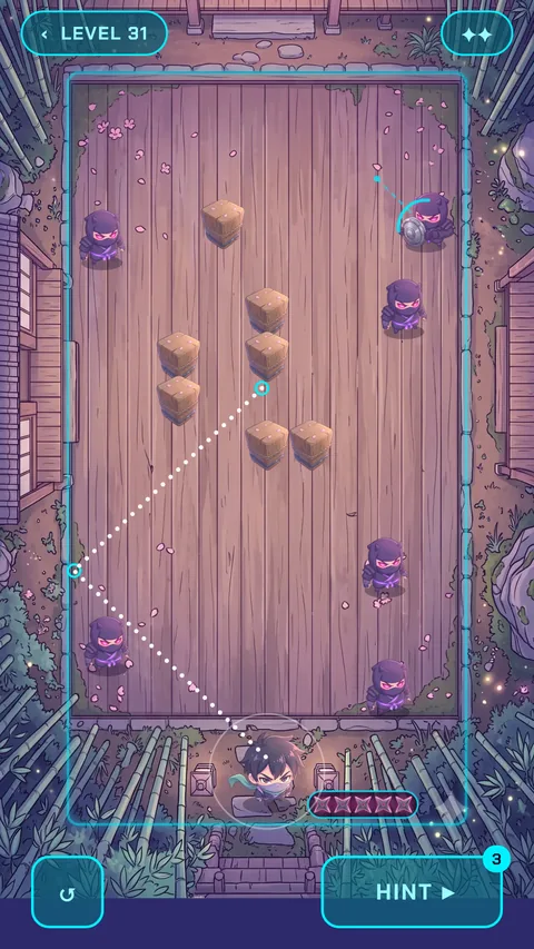 Shuriken Ricochet screenshot 1
